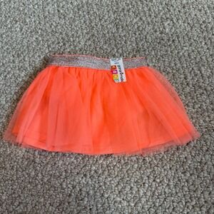 Garanimals Baby Girls Neon Coral Tutu Skirt Size 12 Months NWT